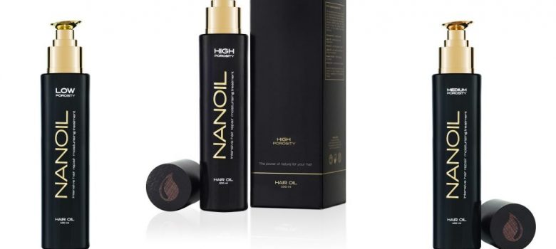Nanoil for hår med lav, medium og høj porøsitet